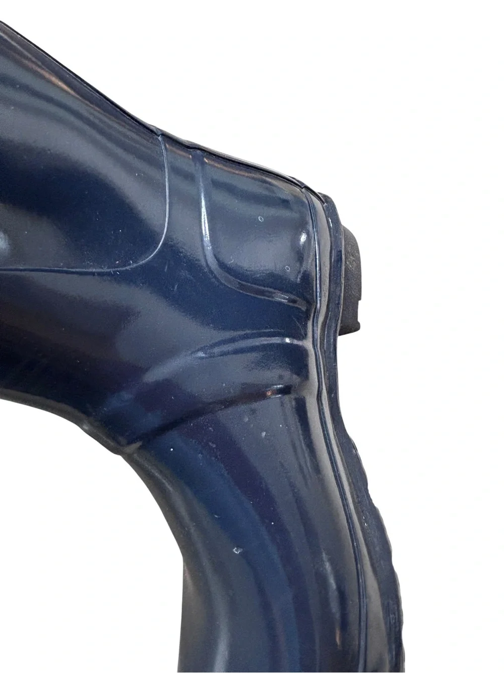 Hunter Original Tall Gloss Navy Wide Calf Rain Boots Women’s Size 9